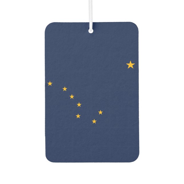 Alaska State Flag Design Car Air Freshener (Front)