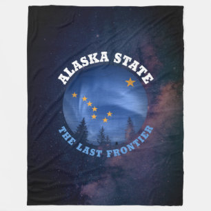 ALASKA STATE FLAG FLEECE BLANKET