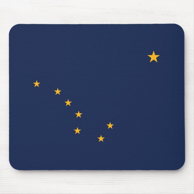 Alaska State Flag Mouse Pad (Front)