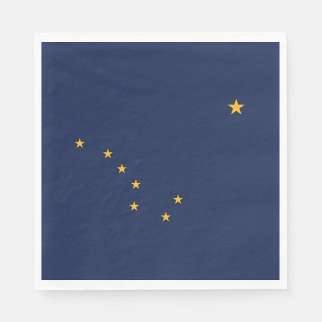 Alaska State Flag Napkin (Front)