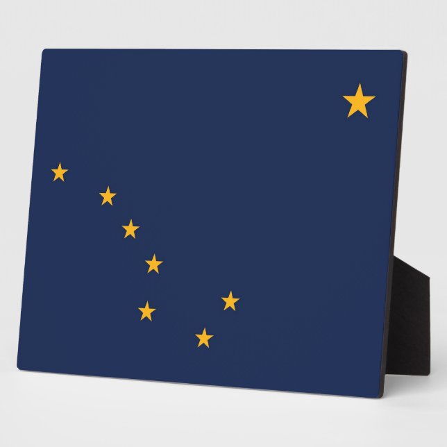 Alaska State Flag Plaque (Side)