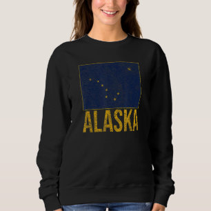 Alaska State Flag Ursa Major Bigdipper Polaris Sweatshirt