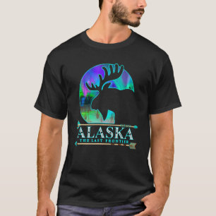 Alaska State Pride Alaska Northern Lights Alaskan  T-Shirt