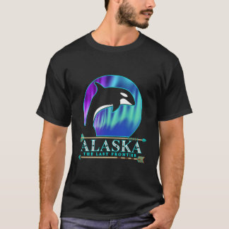 Alaska State Pride Alaska Northern Lights Alaskan  T-Shirt