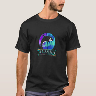 Alaska State Pride Alaska Northern Lights Alaskan T-Shirt
