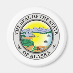 Alaska State Seal Magnet
