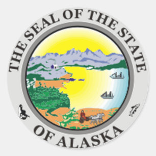 Alaska State Seal Sticker