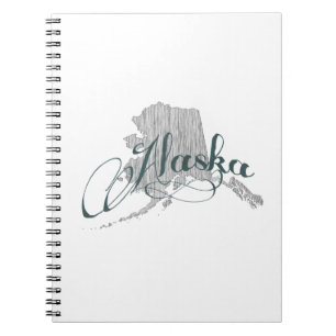 Alaska State Typography Notebook