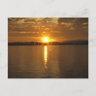 Alaska Sunset Postcard