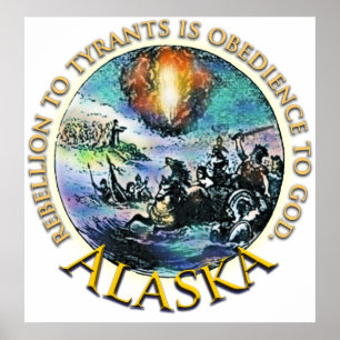 Alaska Tea Party Poster