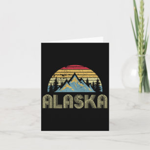 Alaska Tee - Retro Vintage Mountains Nature Hiking Card