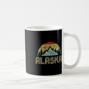 Alaska Tee - Retro Vintage Mountains Nature Hiking Coffee Mug
