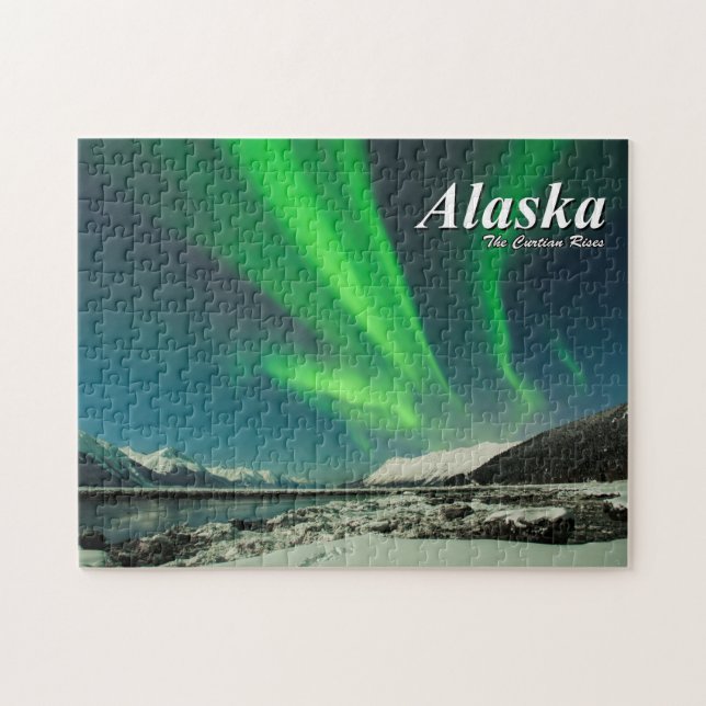 Alaska The Curtain Rises Jigsaw Puzzle (Horizontal)