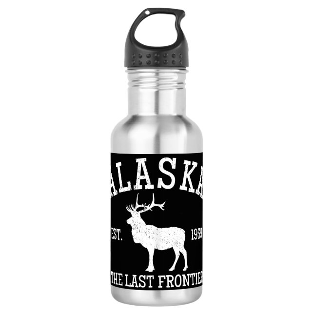 Alaska The Last Frontier 710 Ml Water Bottle (Front)
