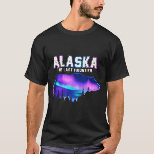 Alaska The Last Frontier Est 1959 Northern Lights T-Shirt