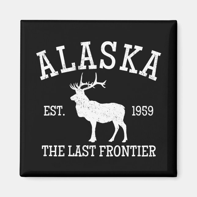 Alaska The Last Frontier Magnet (Front)