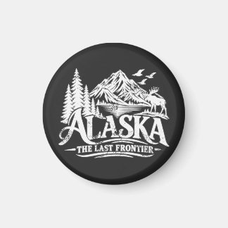 Alaska The Last Frontier Magnet