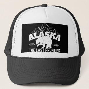 Alaska The Last Frontier Polar Bear Trucker Hat