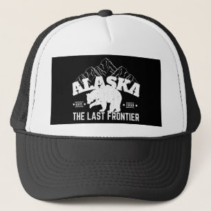 Alaska The Last Frontier Polar Bear Trucker Hat