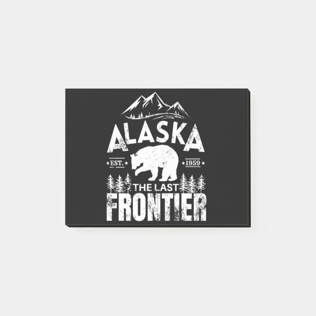 Alaska The Last Frontier Post-it Notes (Front)