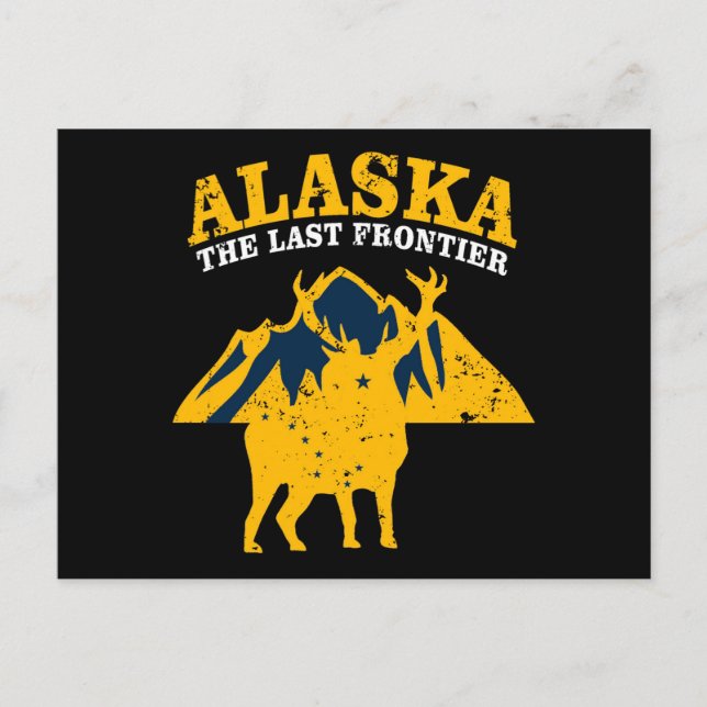 Alaska The Last Frontier Postcard (Front)
