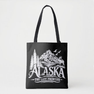 Alaska The Last Frontier Tote Bag