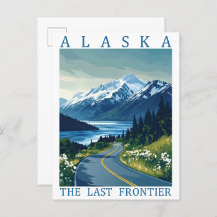 Alaska the Last Frontier USA Travel Place Postcard