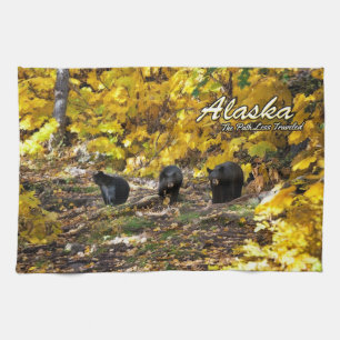 Alaska The Path Less Travelled Tea Towel