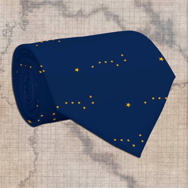 Alaska Ties, business fashion USA, Alaskan Flag Tie (Creator Uploaded)