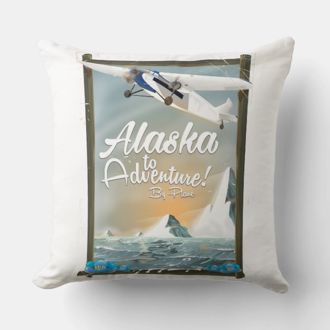 Alaska To Adventure! Cushion (Front)