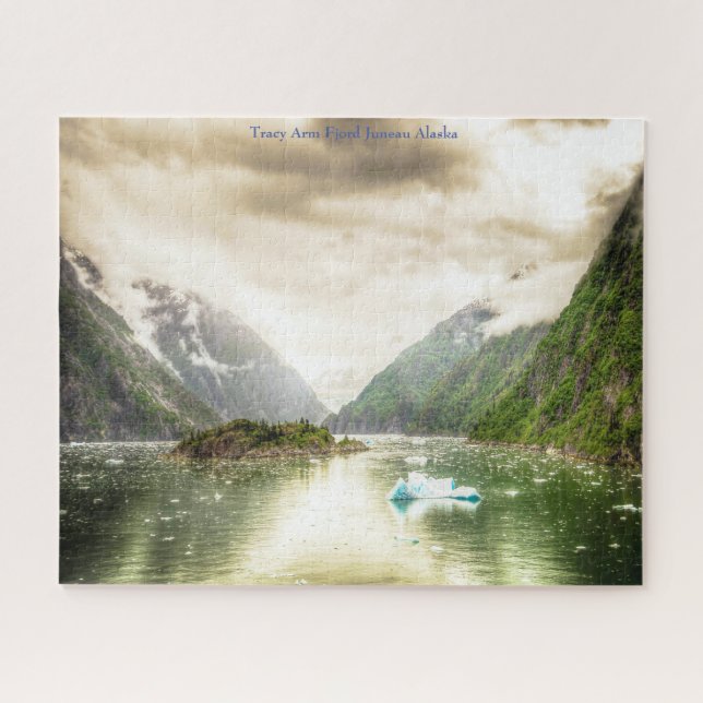 Alaska Tracy Arm Fjord Juneau Jigsaw Puzzle (Horizontal)