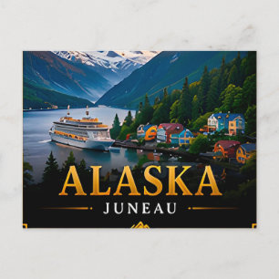 🏔️ Alaska Travel Souvenir Road Trip Travelers 🚗 Postcard