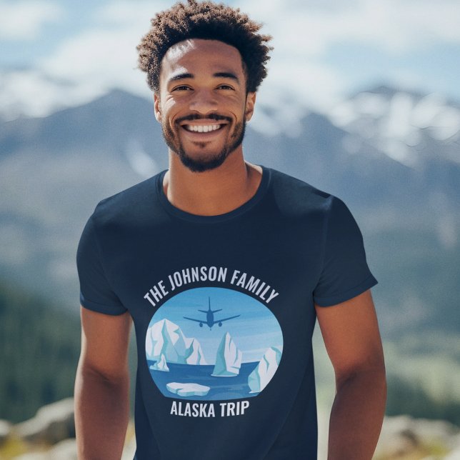 Alaska Trip Blue Glacier Customised T-Shirt (Creator Uploaded)