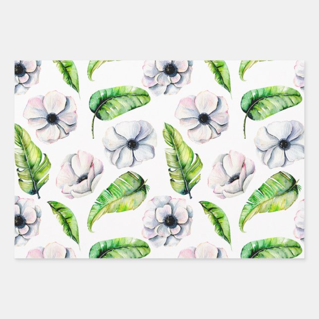 Alaska Tropical Wrapping Paper Sheet (Front)