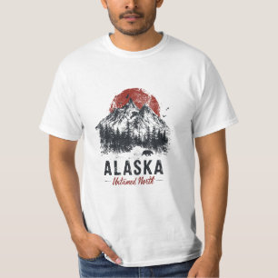 Alaska Untamed North Mountain Wilderness Outdoor T-Shirt