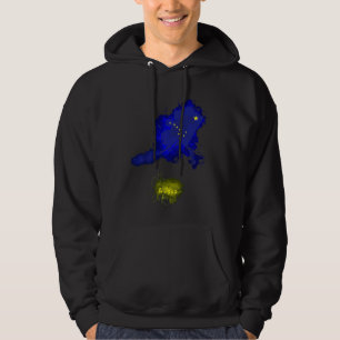 Alaska USA Country Flag Hoodie