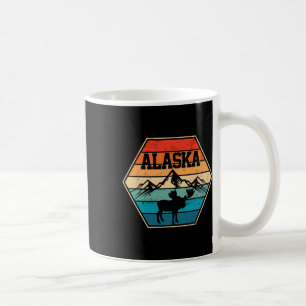 Alaska Usa Mountain Hiking Vintage Retro Gift Coffee Mug