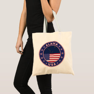 Alaska, USA States Tote Bag