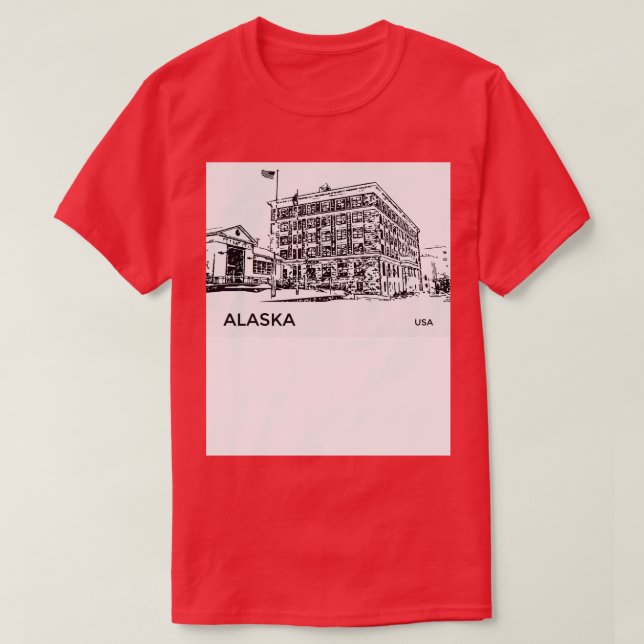 Alaska USA TShirt (Design Front)