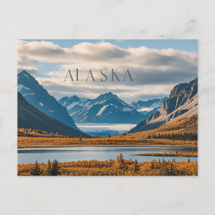 alaska view postcard