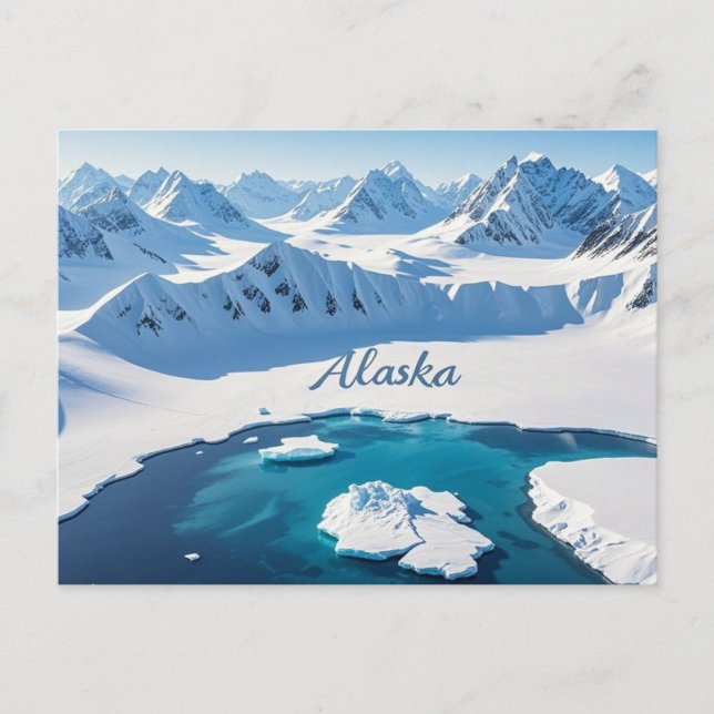 alaska view postcard (Front)