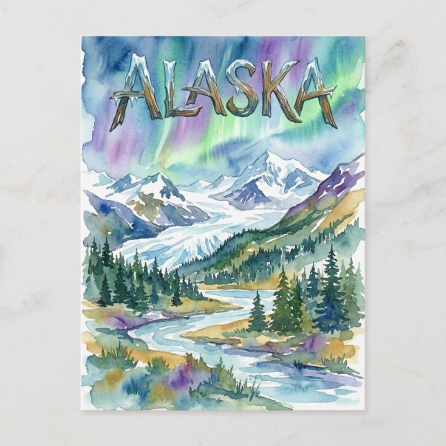 alaska view postcard (Front)