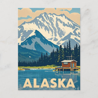 alaska view postcard