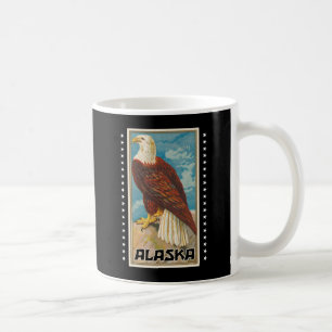 Alaska - Vintage Bald Eagle Coffee Mug