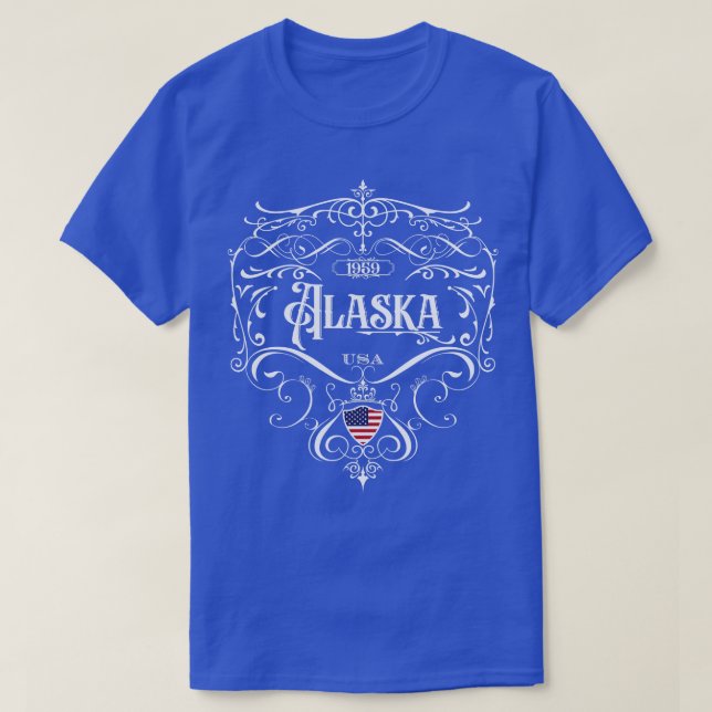 Alaska Vintage design 1 T-Shirt (Design Front)