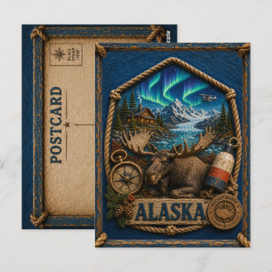 Alaska Vintage Travel Postcard