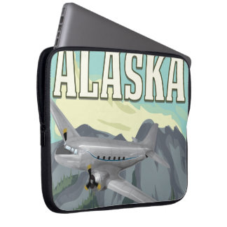Alaska Vintage Travel Poster Laptop Sleeve