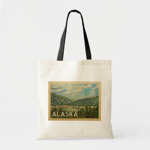 Alaska Vintage Travel Tote Bag