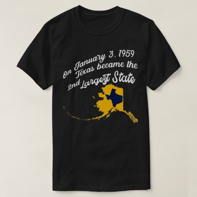 Alaska vs Teas  Funny Alaska Premium  T-Shirt (Design Front)