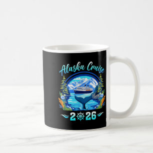 Alaska whale family friends group alaskan alaska coffee mug